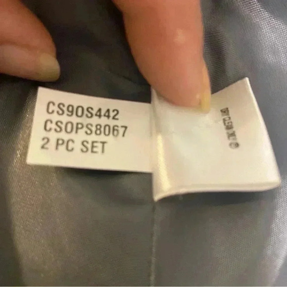 Calvin Klein Navy Blue Short Singe Button Blazer Jacket size 2 - Picture 11 of 12